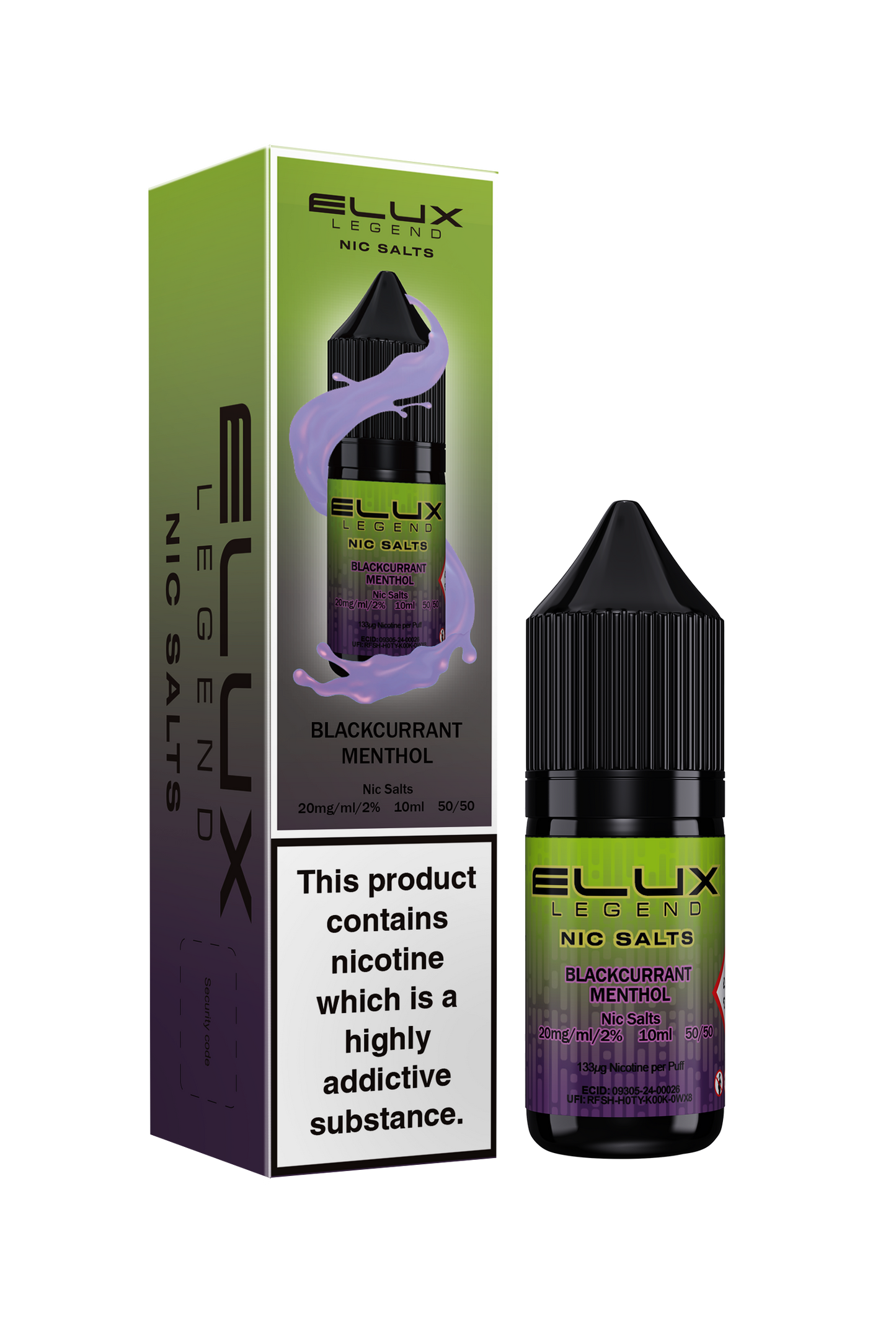 Blackcurrant Menthol - Elux