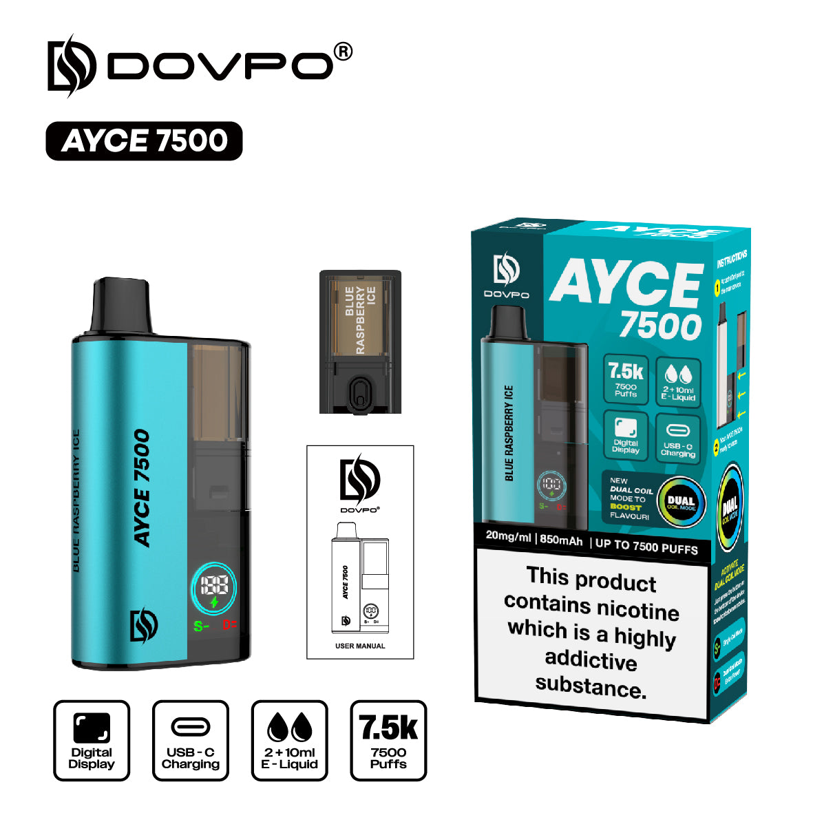 Dovpo - Ayce 7500 Dispoable