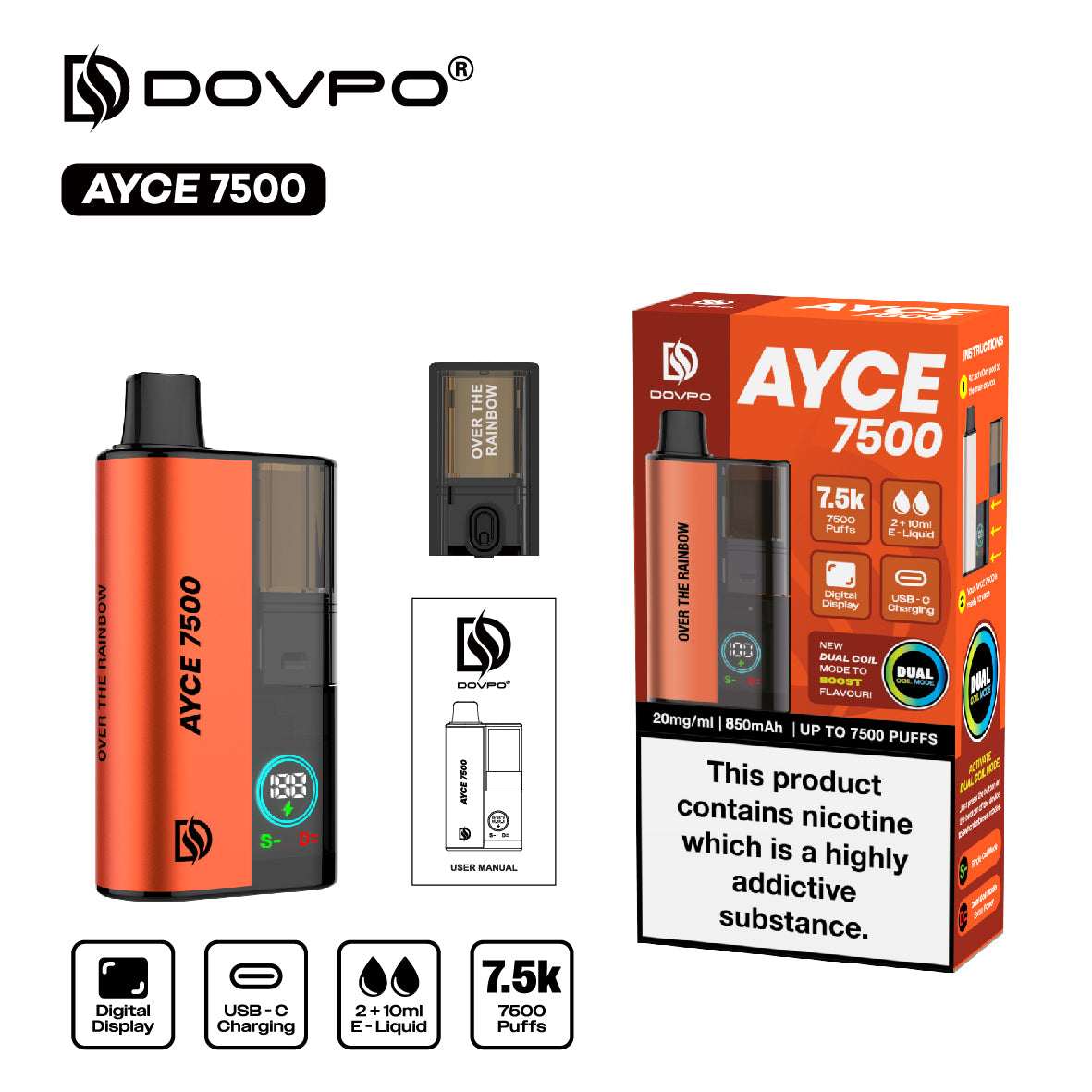 Dovpo - Ayce 7500 Dispoable