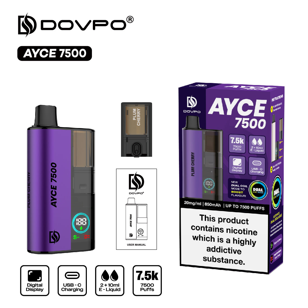 Dovpo - Ayce 7500 Dispoable