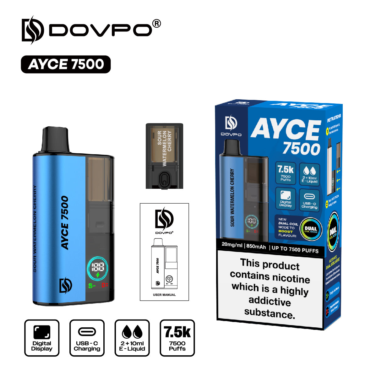 Dovpo - Ayce 7500 Dispoable