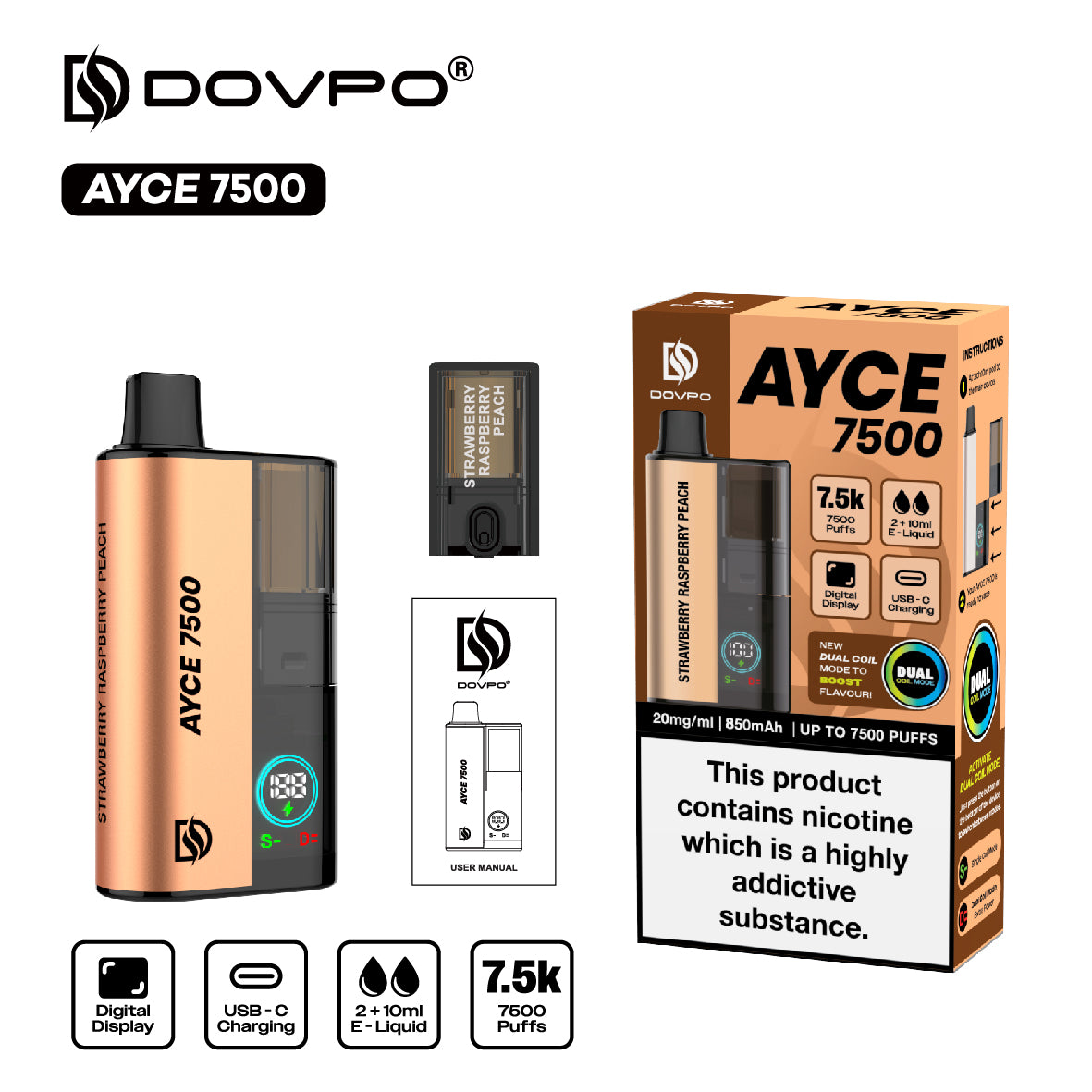 Dovpo - Ayce 7500 Dispoable