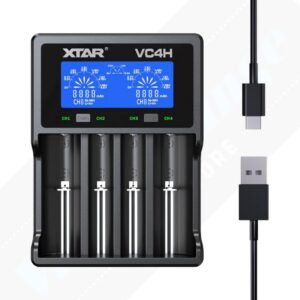 XTAR - VC4H - 4 Bay Battery Charger