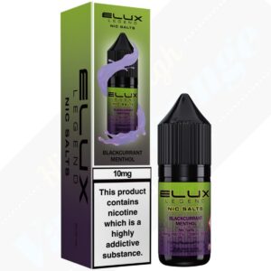 ELUX - Blackcurrant Menthol 10ml - 10mg