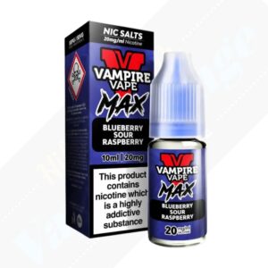 Vampire Vape Max - Blueberry Sour Raspberry 10ml - 10mg