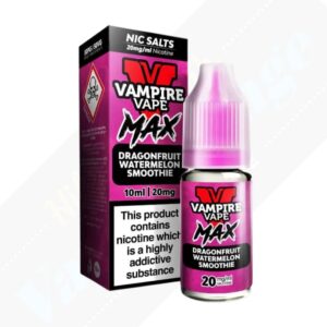 Vampire Vape Max - Dragon-fruit Watermelon Smoothie 10ml - 10mg