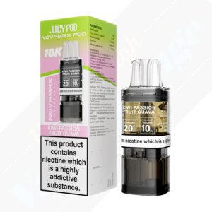 Juicy Pod - Nova Max 10K - Kiwi Passionfruit Guava Refill