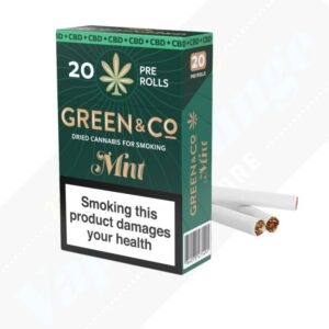Green & Co - CBD Menthol Prerolled - 20 Pack