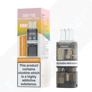 Juicy Pod - Nova Max 10K - Orange Raspberry Refill