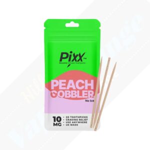 PIXX - Nicotine Toothpick 10mg - Peach Cobbler