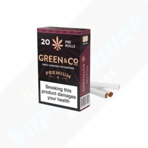 Green & Co - CBD Premium Prerolled - 20 Pack