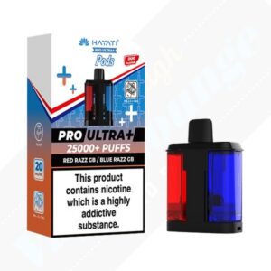 Hayati - Pro Ultra 25K - Red Razz GB / Blue Razz GB Refill