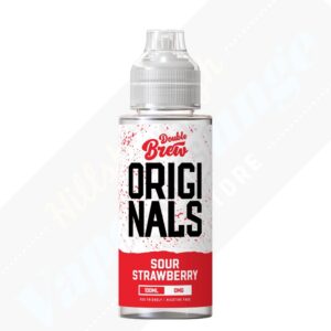 Ohm Brew Double Brew - Sour Strawberry 100ml - 0mg