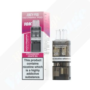 Juicy Pod - Nova Max 10K - Strawberry Grape BG Refill
