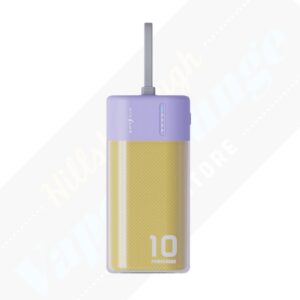 Wyeflux - 10000MaH 20W Mini Portable Power Bank - Purple